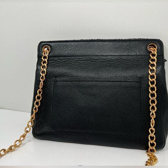 Tort Burch Leather Britten Flap Crossbody Bag - Picture 3 of 10